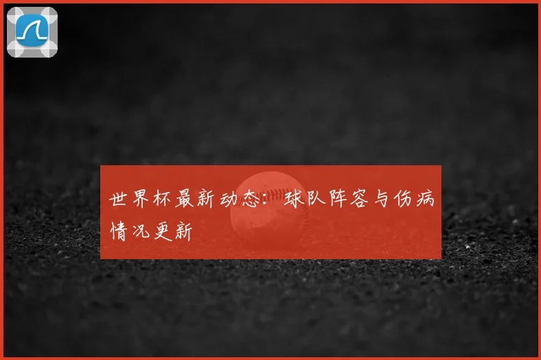 世界杯最新动态:球队阵容与伤病情况更新